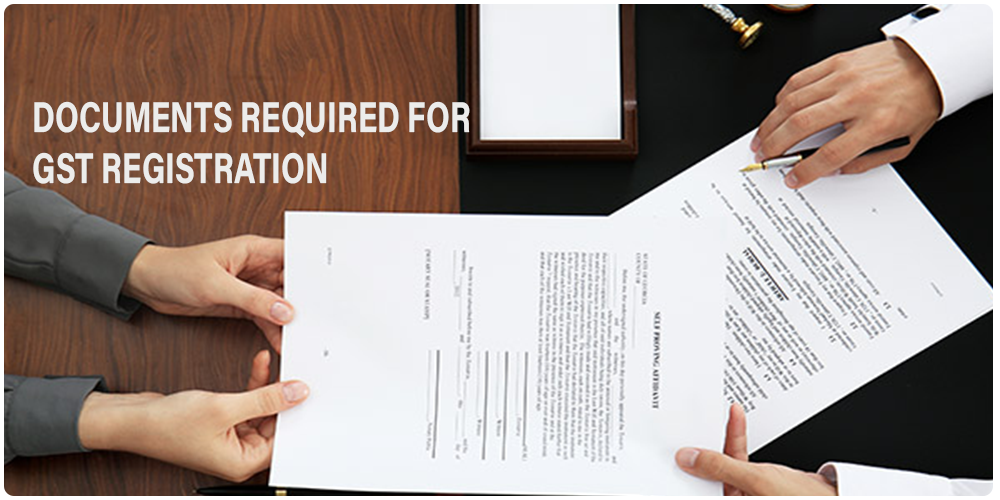 Documents required for gst registration