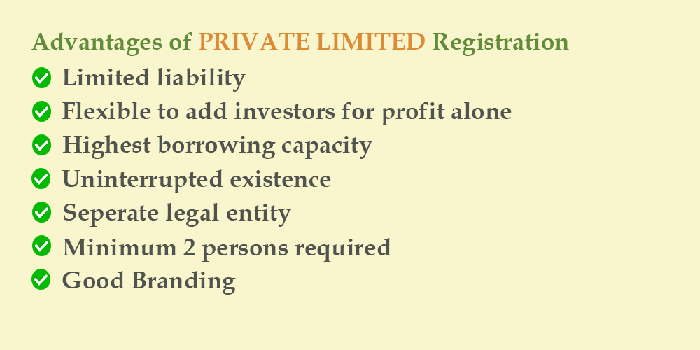 advantages of private limited company