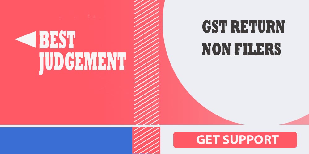 GST assessment order for not filing GST return